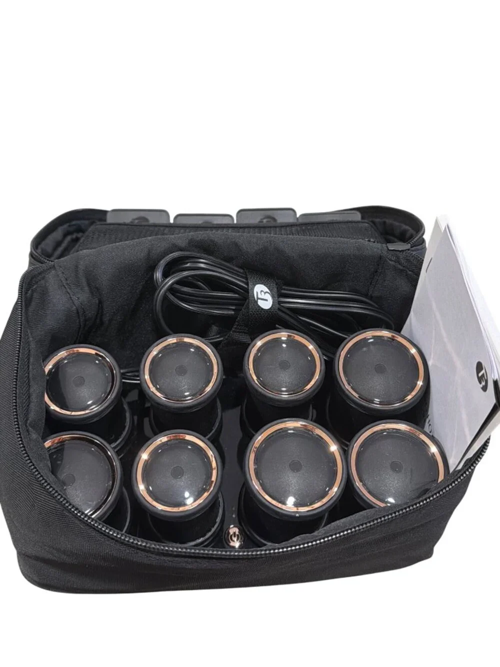 T3 Volumizing Hot Rollers Luxe Set With Storage Case NWOB